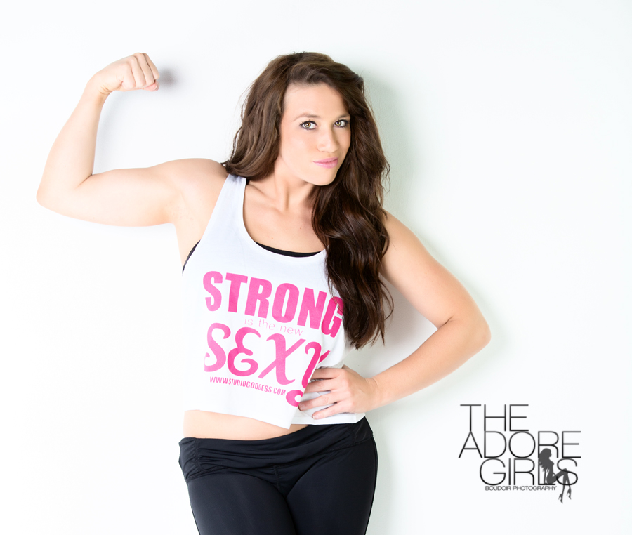 Strong Is The New Sexy Flowy Crop Top